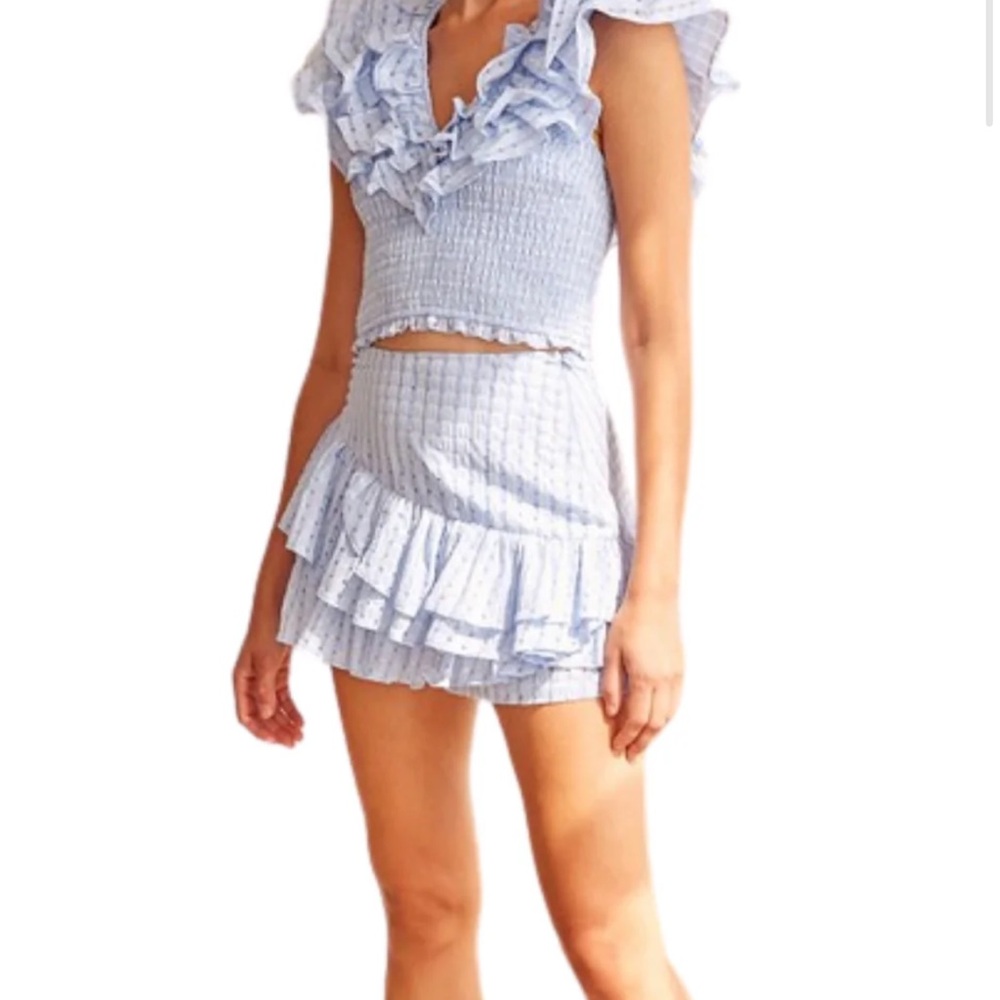 Blue Ruffled Set! NWT - Picture 4 of 5
